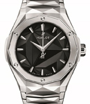 Classic Fusion Chronograph Orlinski 40mm in Titanium on Titanium Bracelet with Black Dial