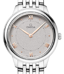 De Ville Prestige Quartz in Steel on Steel Bracelet with Grey Dial