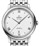 De Ville Prestige 39.5mm in Steel on Steel Bracelet with Silver Dial