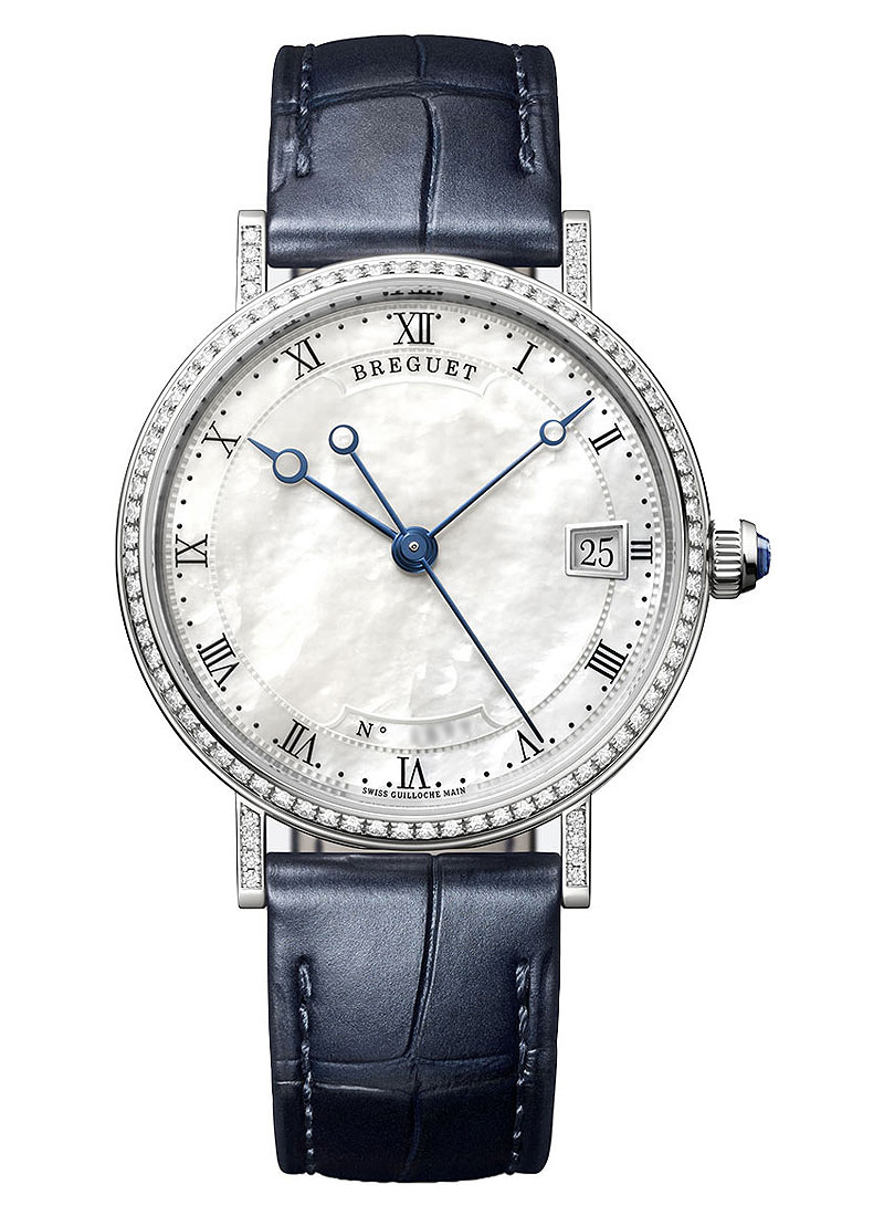 Breguet Classique Automatic 30mm in White Gold with Diamond Bezel
