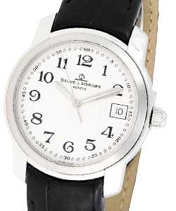 Capeland S in Steel on Navy Blue Alligator Strap with Silver Dial