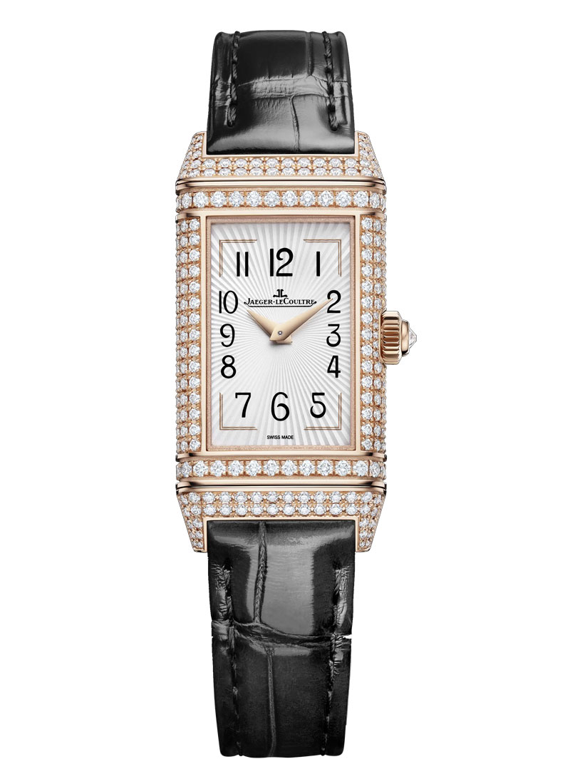 Jaeger - LeCoultre Reverso One Duetto in Rose Gold with Pave Diamond Case