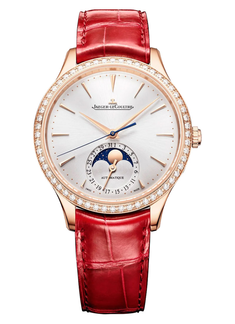 Jaeger - LeCoultre Master Ultra Thin Moon in Rose Gold with Diamond Bezel