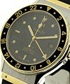 2-Tone Men's Diver GMT   Black Bezel - Black Dial