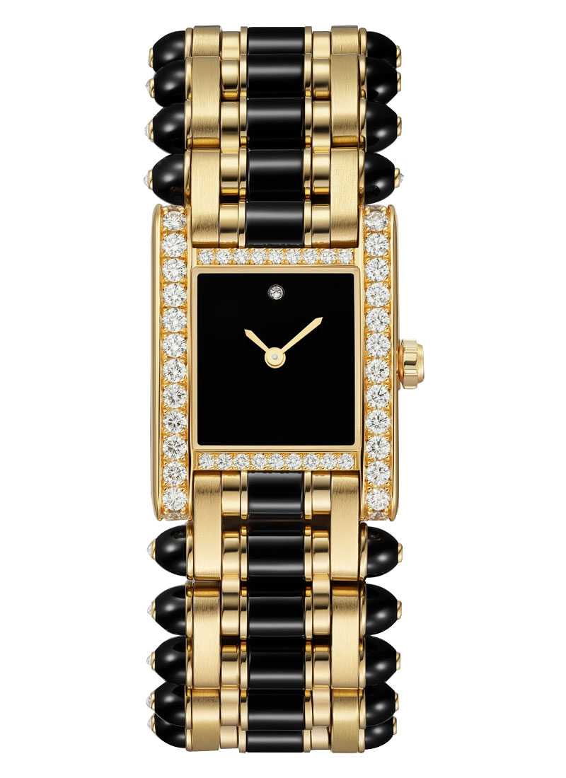 Cartier Tank Jewelry in Yellow Gold with Diamond Bezel