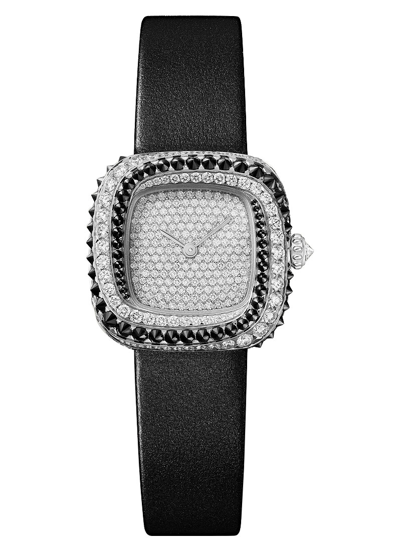 Cartier Coussin De Cartier in White Gold with Diamond Bezel