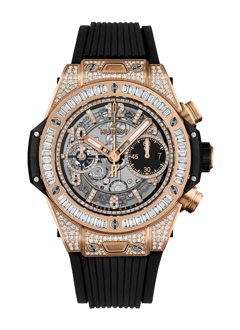 Hublot Big Bang Unico in Rose Gold with Pave Diamond Case