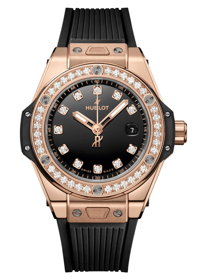 Hublot Big Bang One Click 39mm in Rose Gold with Diamond Bezel