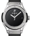 Classic Fusion 33mm Automatic in Titanium on Black Rubber Strap with Black Dial