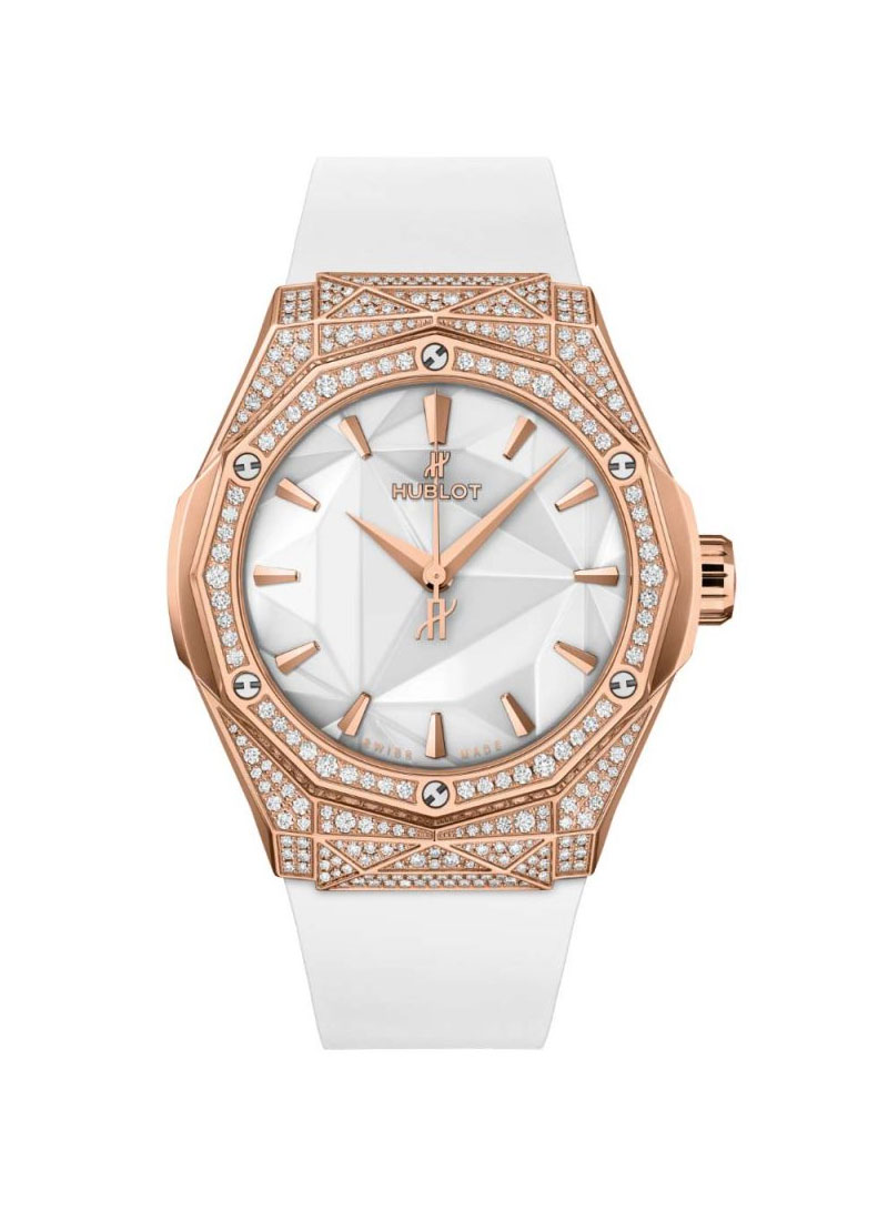 Hublot Classic Fusion Orlinski 40mm in Rose Gold with Pave Diamond Case