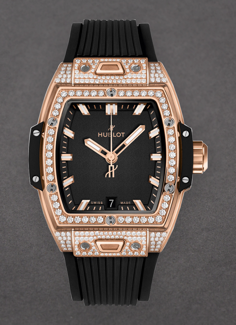 Hublot Spirit of Big Bang in Rose Gold with Pave Diamond Case