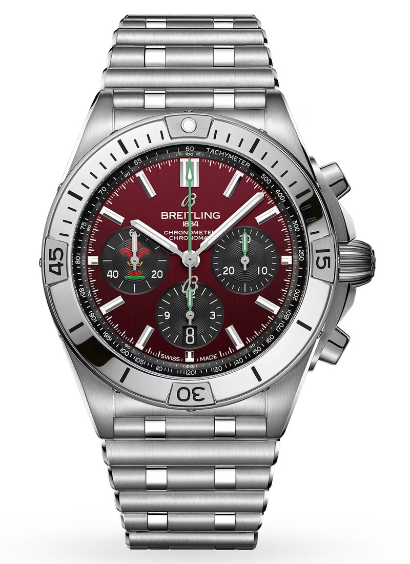 Breitling Chronomat B01 42mm Six Nation Wales in Steel