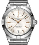 Chronomat Automatic 36mm in Steel on Steel Bracelet with MOP Dial