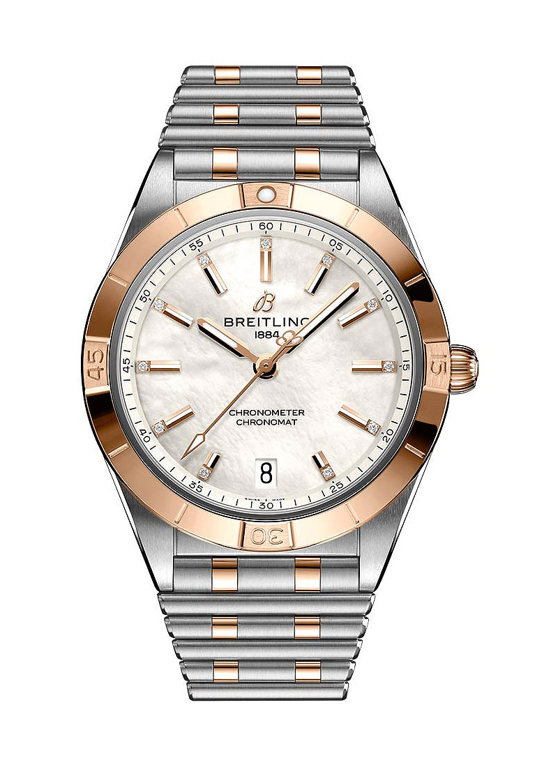 Breitling Chronomat Automatic 36mm in Steel with Rose Gold Bezel