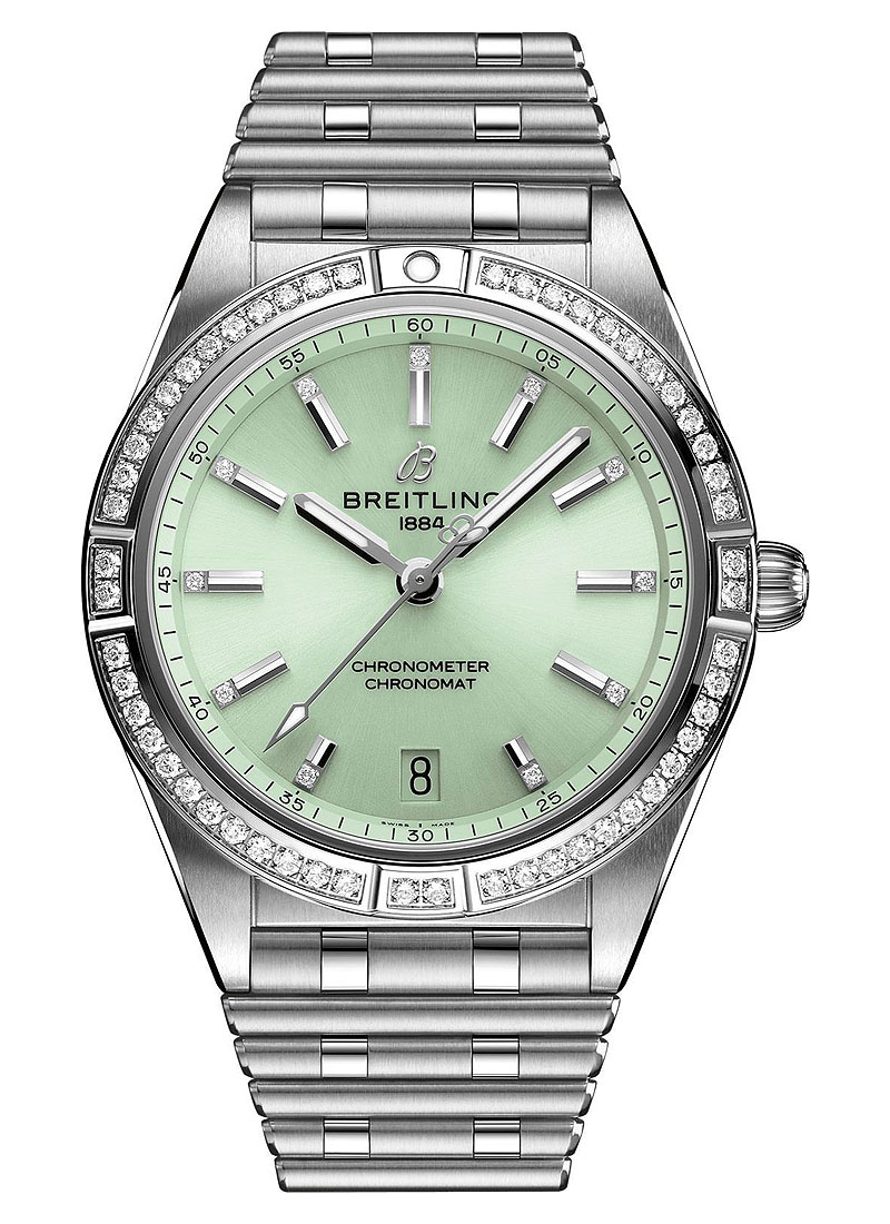Breitling Chronomat Automatic 36mm in Steel with Diamond Bezel