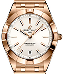 Chronomat 32mm in Rose Gold on Rose Gold Bracelet with Beige Dial