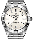 Chronomat 32mm in Steel on Steel Bracelet with Beige Dial