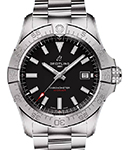 Avenger Automatic 42mm in Steel on Steel Bracelet with Black Dial