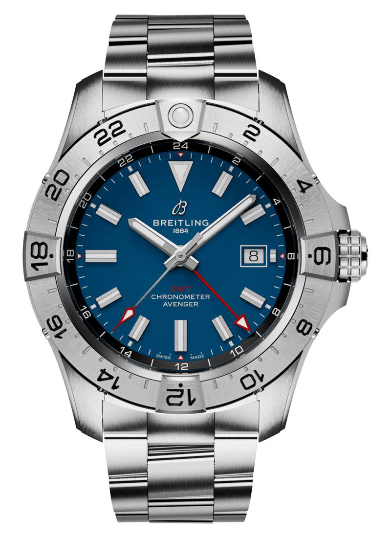 Breitling Avenger Automatic GMT 44mm in Steel