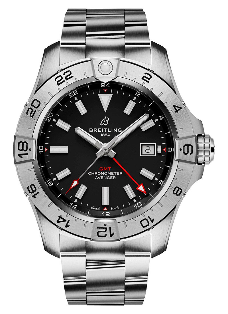 Breitling Avenger Automatic GMT 44mm in Steel