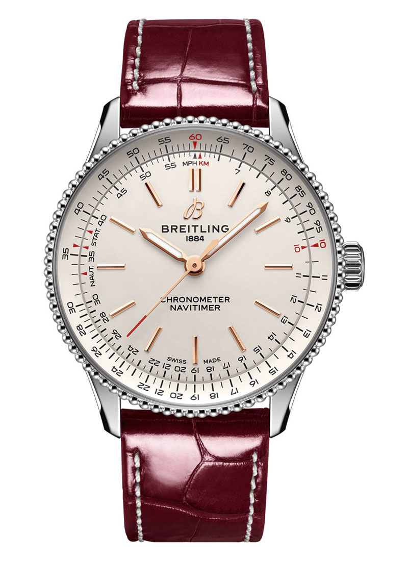 Breitling Navitimer Automatci 36mm in Steel