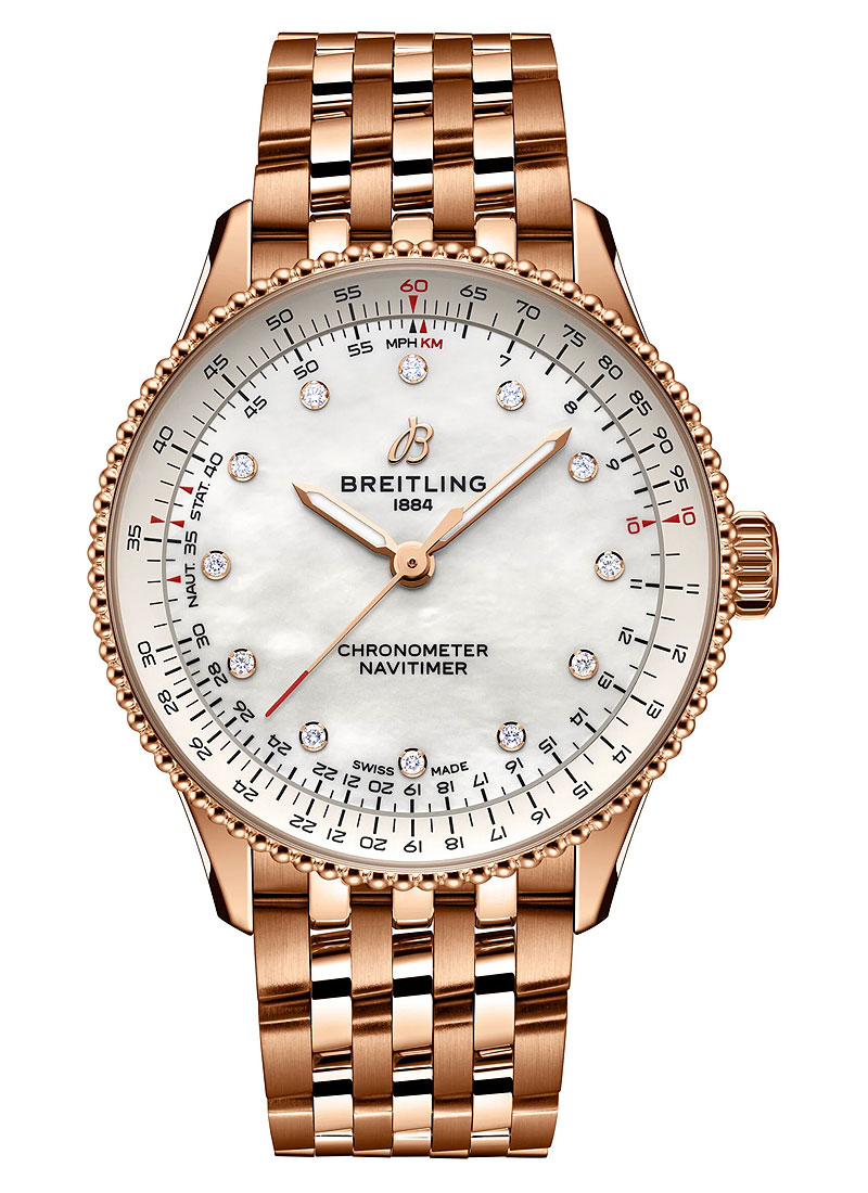 Breitling Navitimer Automatic 36mm in Rose Gold
