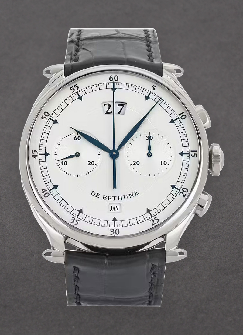 Debethune DB12 Chronograph Big Date, Calendar in White Gold