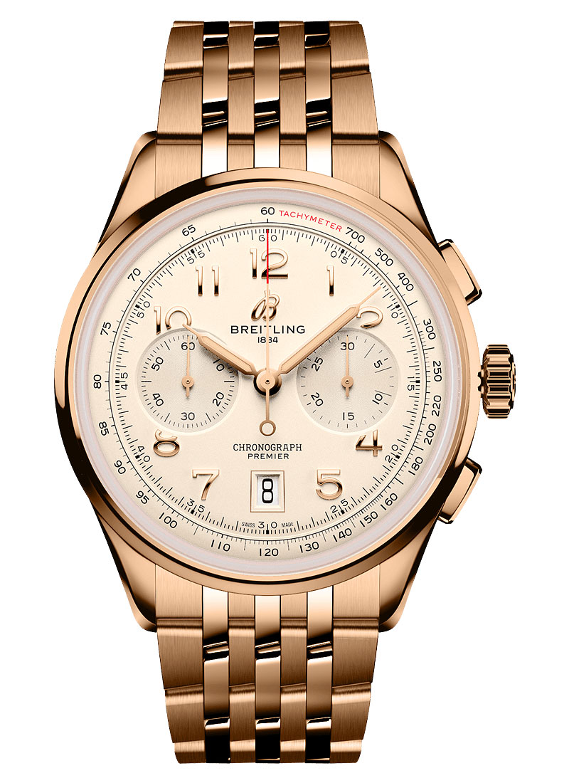Breitling Premier B01 Chronograph 42mm in Rose Gold