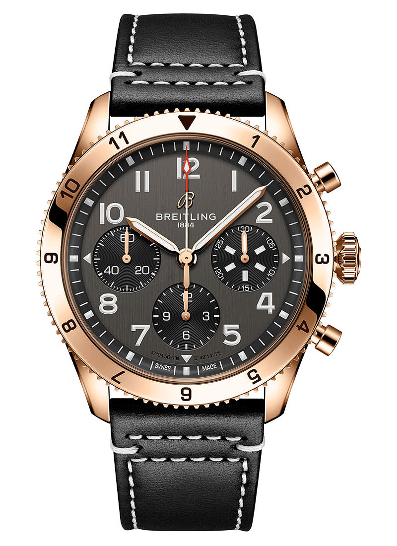 Breitling Classic AVI Chronograph 42 P-51 Mustang in Rose Gold