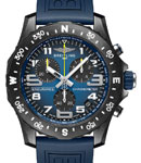 Professional Endurance Pro 44mm SuperQuartz in Breitlight on Blue Rubber Strap with Blue Dial