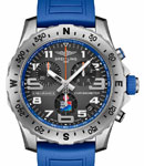 Endurance Pro Ironman World Championship in Titanium on Blue Rubber Strap with Grey Dial