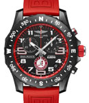 Endurance Pro University of Alabama in Breitlight on Red Rubber Strap with Black Dial
