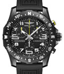 Endurance Pro 44mm in Breitlight on Black Rubber Strap with Black Dial