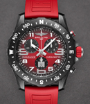 Endurance Pro Ironman in Breittlight on Red Rubber Strap with Red Dial