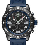 Endurance Pro in Breittlight on Blue Rubber Strap with Black Dial