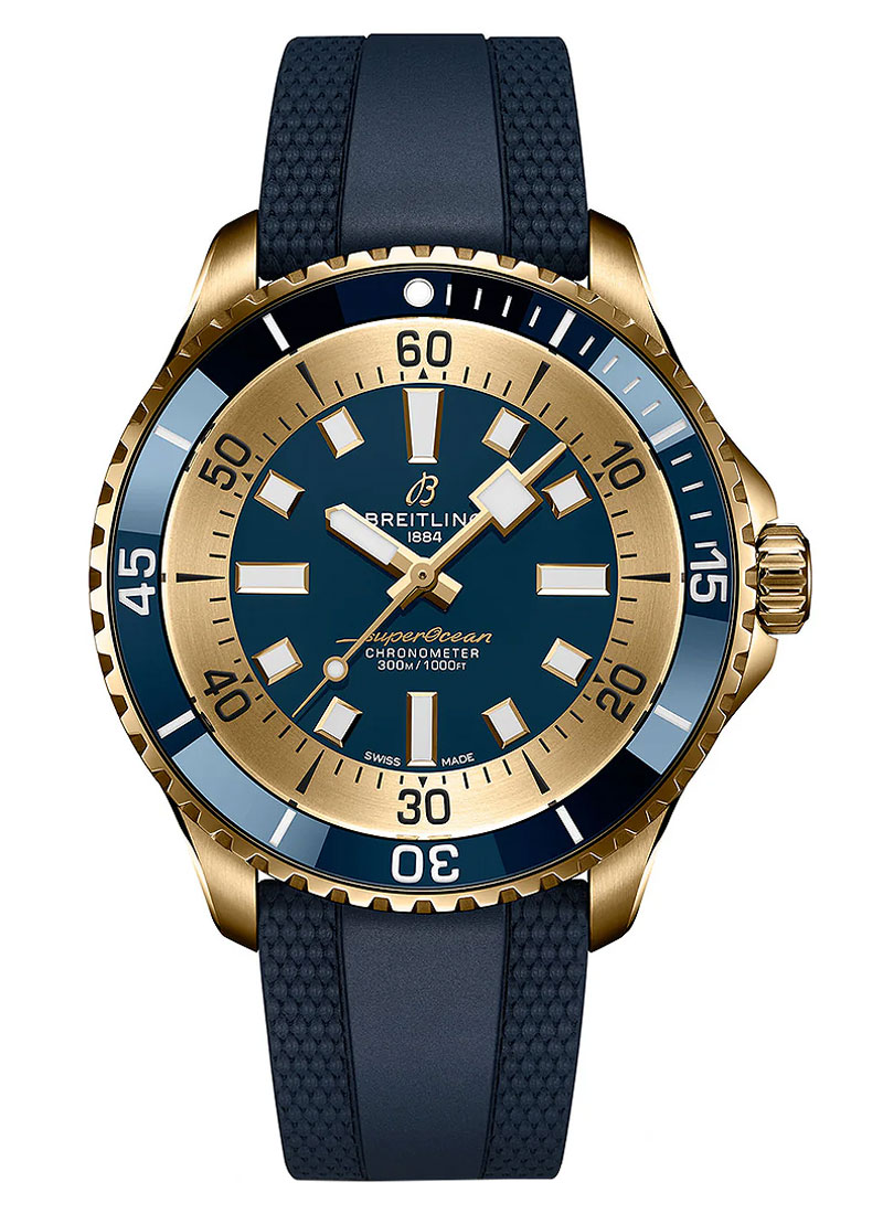 Breitling SuperOcean Automatic 44mm in Bronze with Blue Ceramic Bezel
