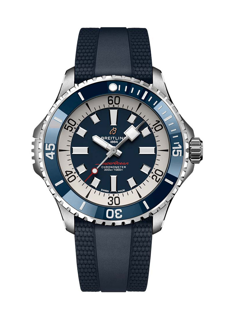 Breitling SuperOcean Automatic 46mm in Steel with Blue Ceramic Bezel