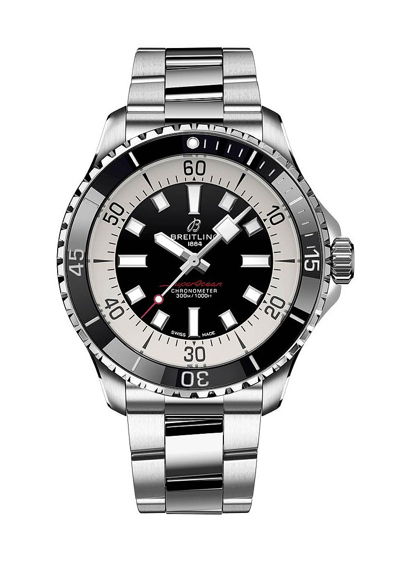 Breitling SuperOcean Automatic 44mm in Steel with Black Ceramic Bezel