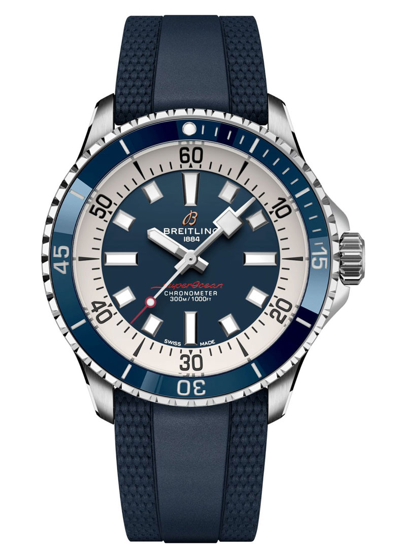 Breitling SuperOcean Automatic 42mm in Steel with Blue Ceramic Bezel