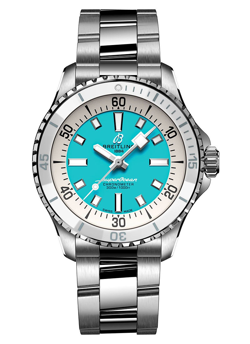 Breitling SuperOcean Automatic 36mm in Steel with White Ceramic Bezel