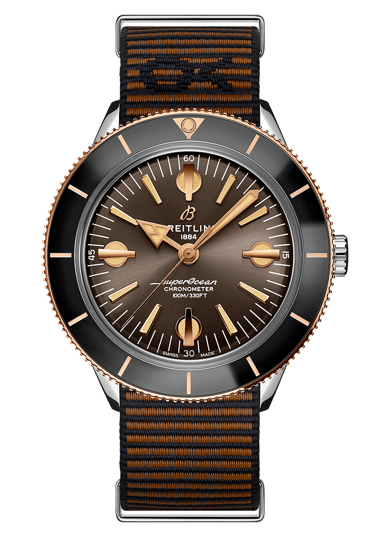 Breitling SuperOcean Heritage '57 Outerknown in Steel with Rose Gold Black Bezel