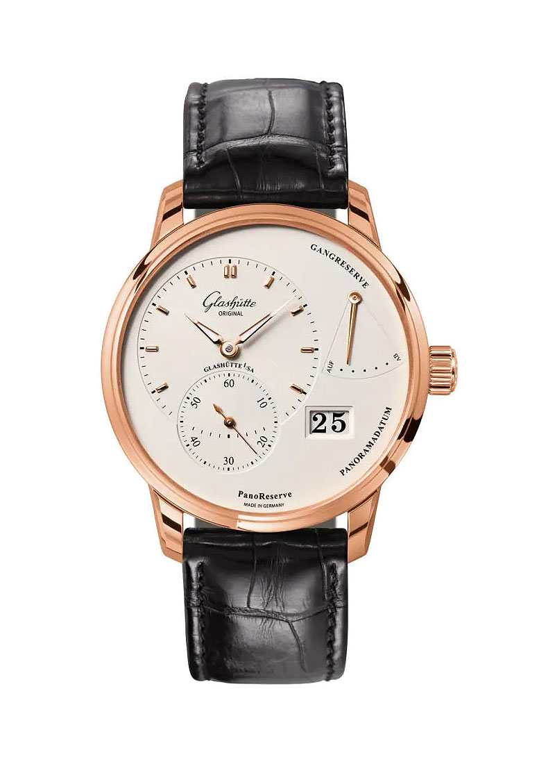 Glashutte Pano Reserve 40mm in Rose Gold