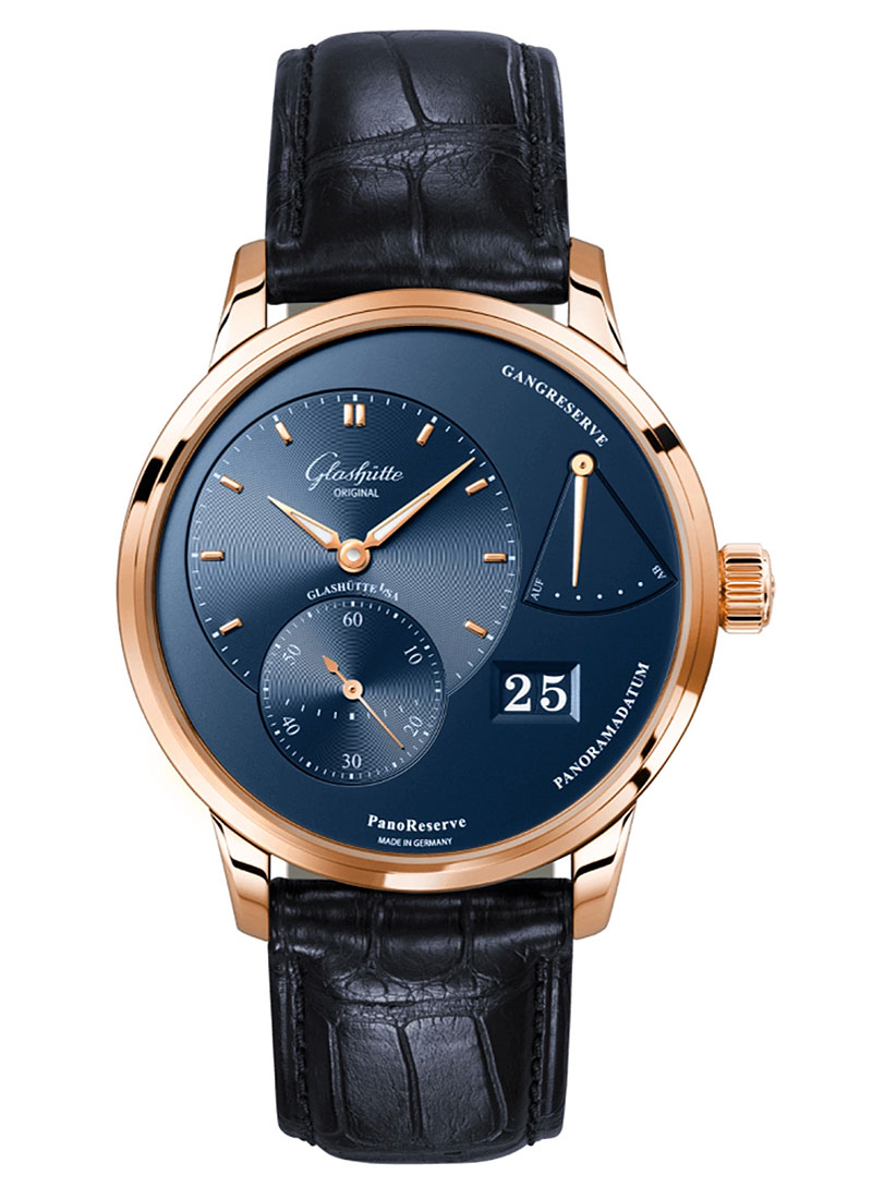 Glashutte Pano Reserve 40mm in Rose Gold