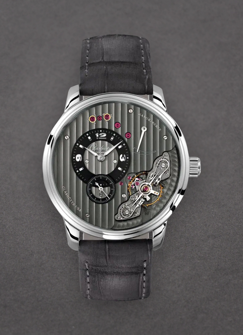 Glashutte PanoI nverse 42mm in Steel