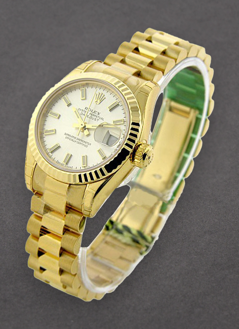 Rolex Unworn President Ladies in Yellow Gold