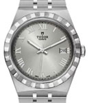 Royal Watch Automatic 38mm in Steel on Steel Bracelet with Silver Roman Dial