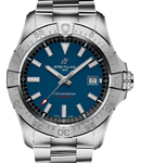 Avenger Automatic 42mm in Steel on Steel Bracelet with Blue Dial