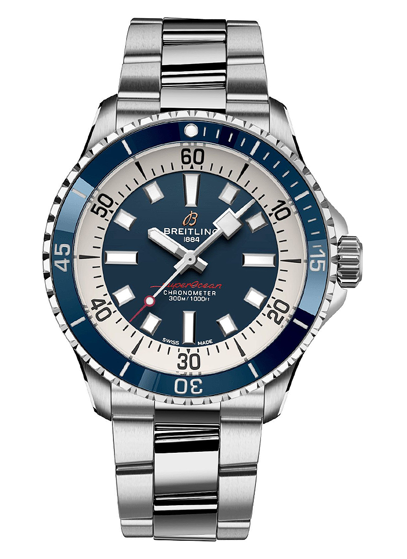 Breitling SuperOcean Automatic 42mm in Steel with Blue Ceramic Bezel
