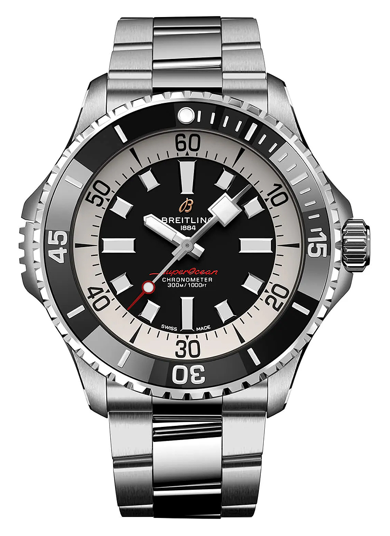 Breitling SuperOcean Automatic 46mm in Steel with Black Ceramic Bezel