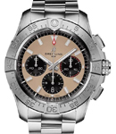 Avenger B01 Chronograph 44mm in Steel on Steel Bracelet with Sand Dial